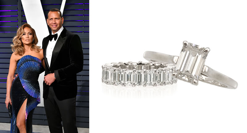 4 Top 2019 Wedding Band and Eternity Ring Trends 6 J.Lo and ARod