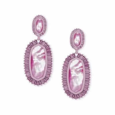 Like Kylie's Jewellery Style? Get Her Summer Looks for Less 5 Kendra Scott Dangle and Drop Lilac Earrings