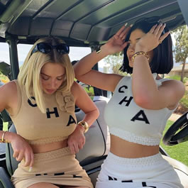 Like Kylie's Jewellery Style? Get Her Summer Looks for Less 8 Kylie Jenner and Kim Kadashian West in Chanel and Bold Gold