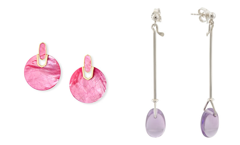 Roxanne Assoulin’s Candy-Colored Earrings for Easter…and More 5 Pretty in Pink. Kendra Scott Didi earrings gold azalea illusion. Lovely in Lavender. Amethysts in Sterling Silver., Handcrafted by Georg Jensen. $349, at tjmaxx.com