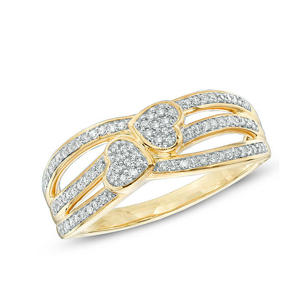 Zales-gold-and-diamond-promise-ring